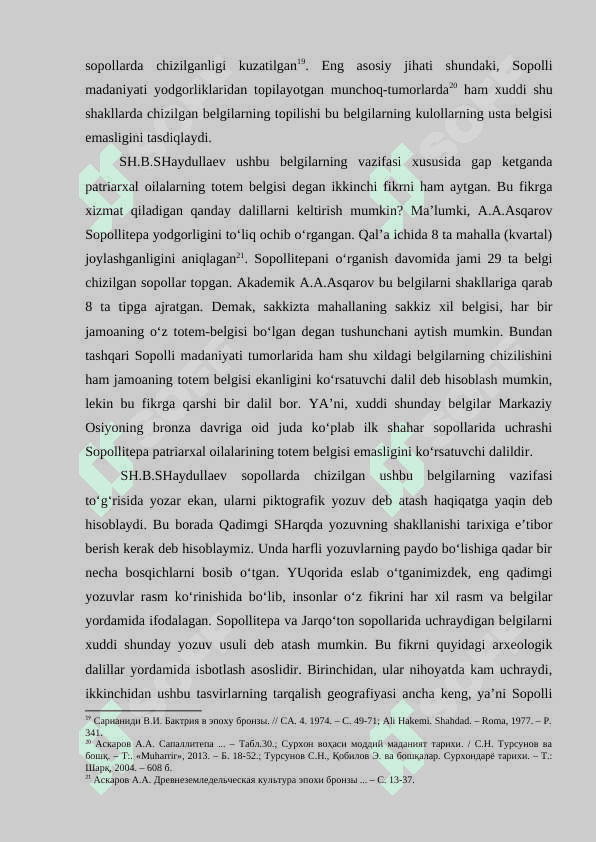 OKS SIVILIZATSIYASINING PIKTOGRAFIK BELGILI YOZUVLARI. 5