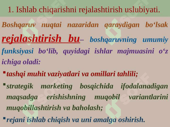 REJALASHTIRISH VA PROGNOZLASH 4