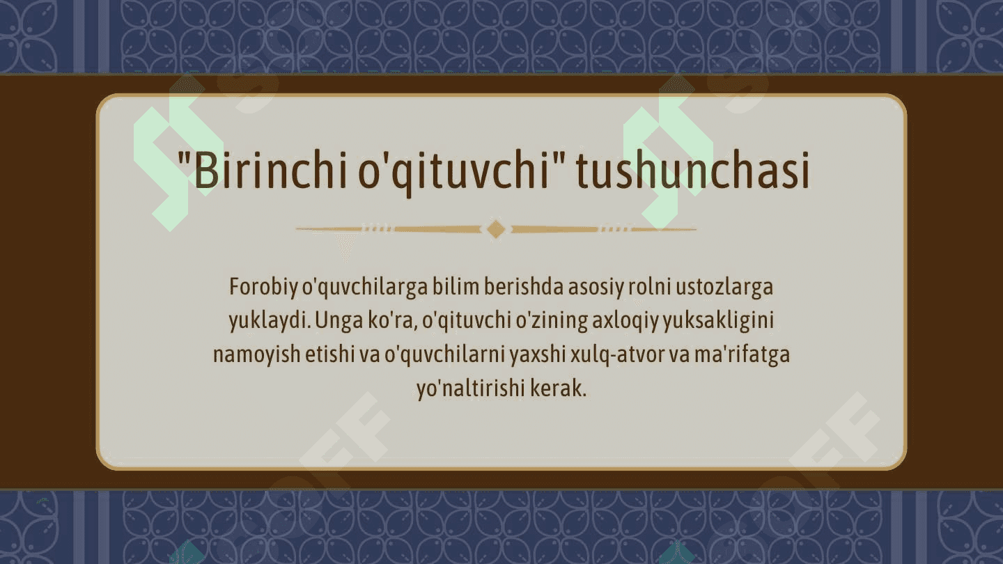 Abu Nasr Farobiyning ijtimoiy-pedagogik qarashlari 5