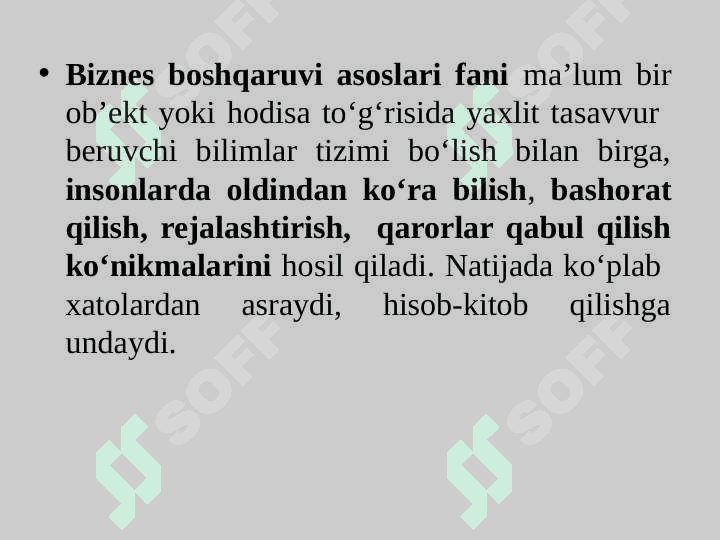 BOSHQARUVNING MOHIYATI, PREDMETI VA USLUBI. 5