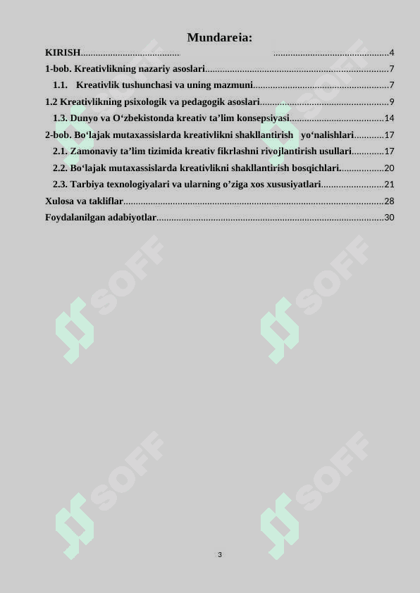Bo‘lajak mutaxassislarda kreativlikni shakllantirish yo‘nalishlari. 2
