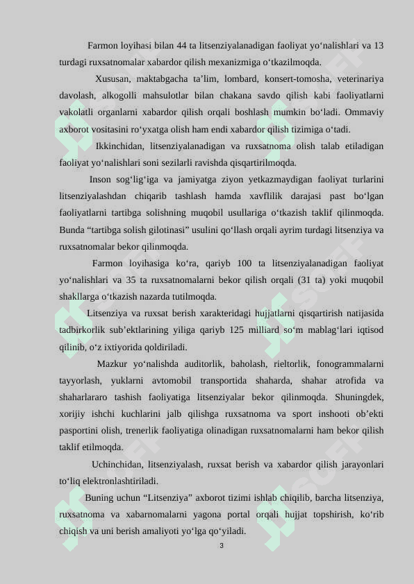 TADBIRKORLIK KORXONALARINI LITSENZIYALASH TARTIBI 3