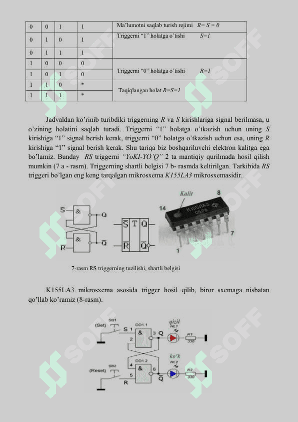 Mikrosxemalar, integral sxemalar va optoelektronika elementlari 7