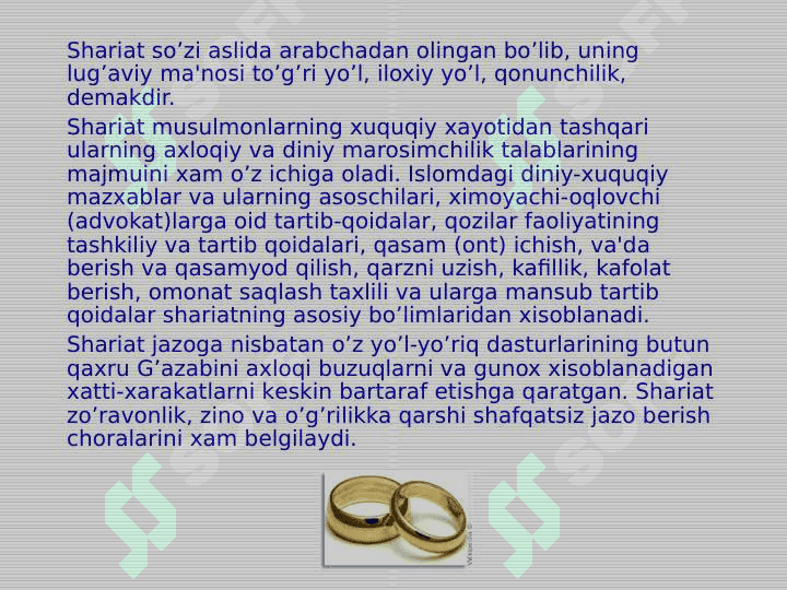 SHARIAT OILA VA   NIKOH 3