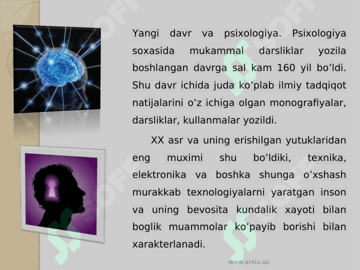 PSIXOLOGIYA FANINING PREDMETI 8