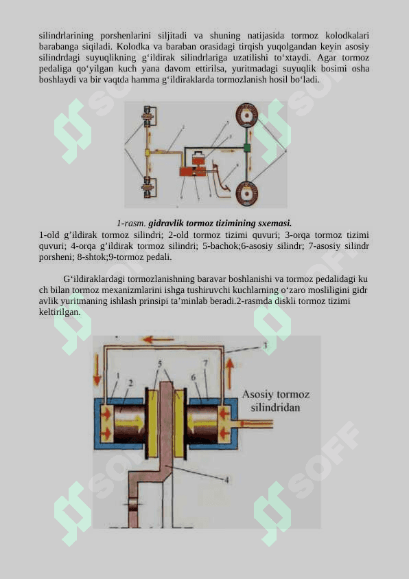 Chevrolet – Cobalt avtomobili tormoz tizimi tavsifi. 4