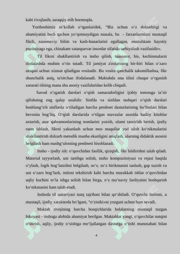 Yozma ishlardagi xatolar va ularni bartaraf etish usullari 4