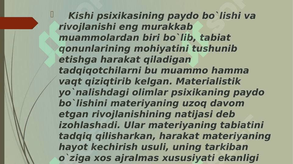 Inson psixikasinimg ontogenezda rivojlanishi 8