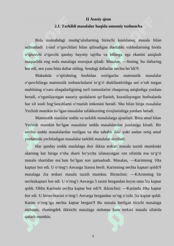 matematika darslarida tarkibli masalalar yechishda mulohaza yuritish usullari 5