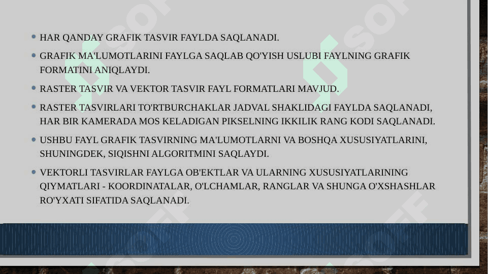 Grafik formatlarni o`rganish 5