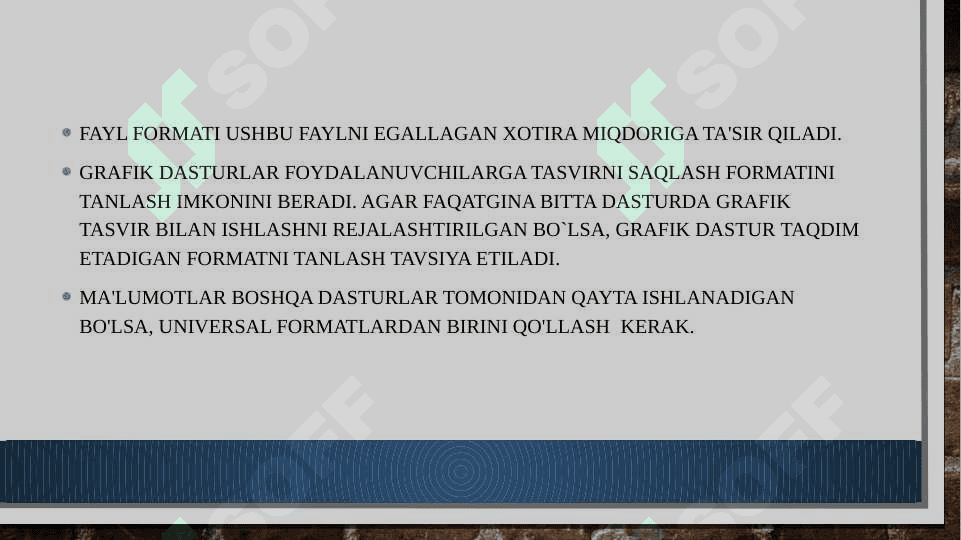 Grafik formatlarni o`rganish 7