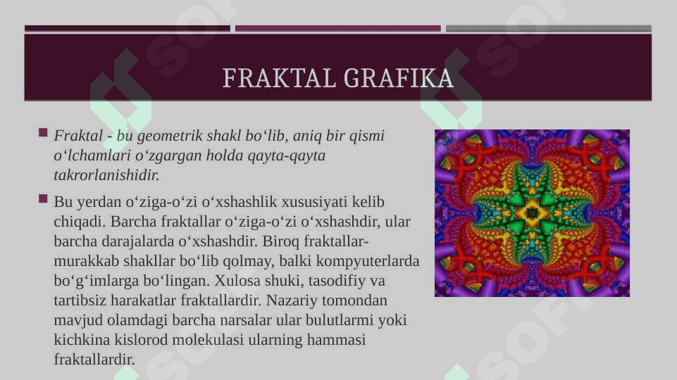 Fraktal grafika 3