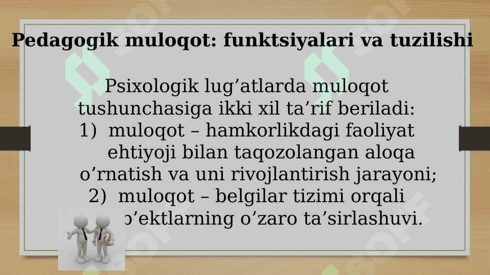 Muloqot jarayonini boshqarish usullari 3