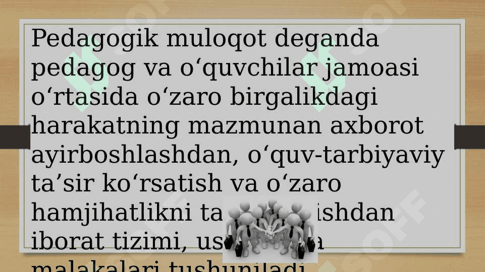 Muloqot jarayonini boshqarish usullari 4