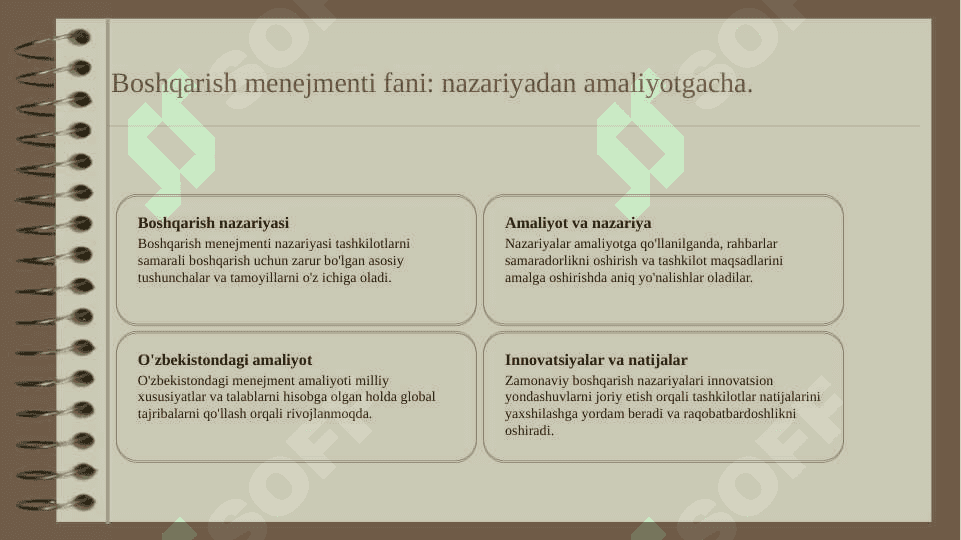 Boshqarish menejment  fanining ilmiy maktablari 7