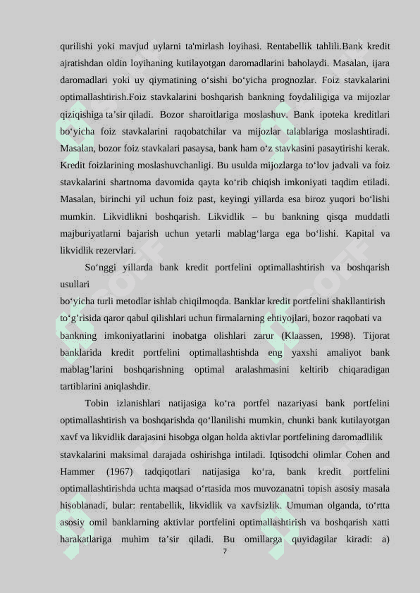 TIJORAT BANKLARI IPOTEKA KREDITLARI 6