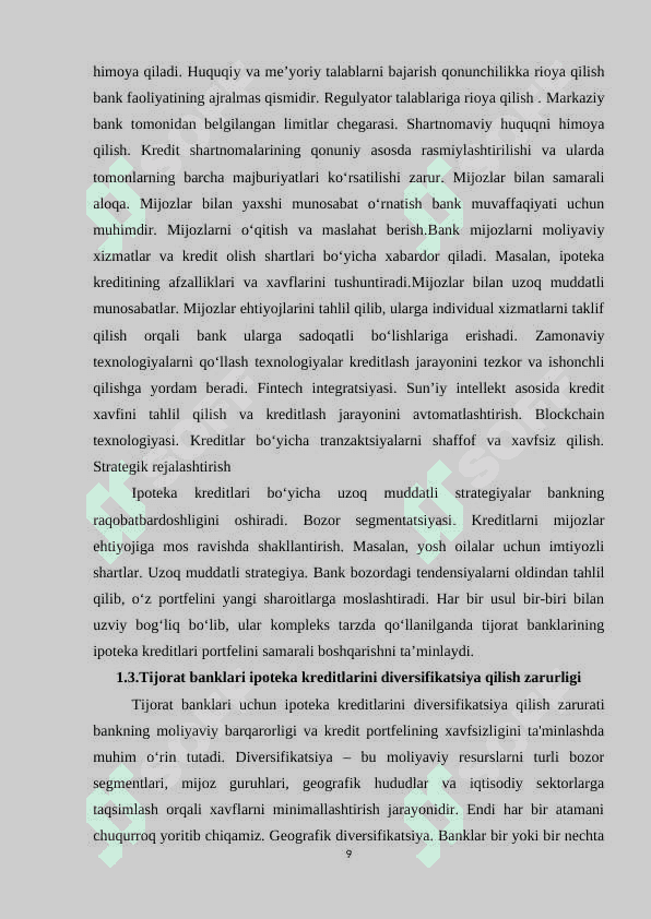 TIJORAT BANKLARI IPOTEKA KREDITLARI 8