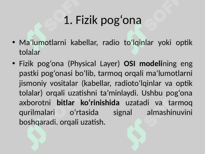 Tarmoq arxitekturasi 8