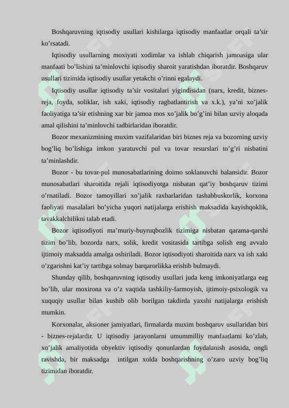 Menejment usullari. 4