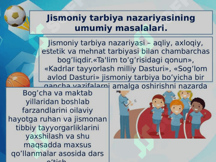 Maktabgacha yoshdagi bolalar jismoniy tarbiyasining shakllari 4