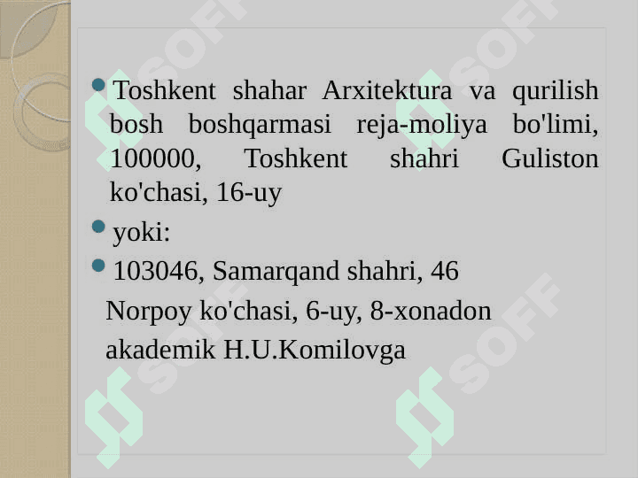 Xizmat yuzishmalari va uning turlari 6