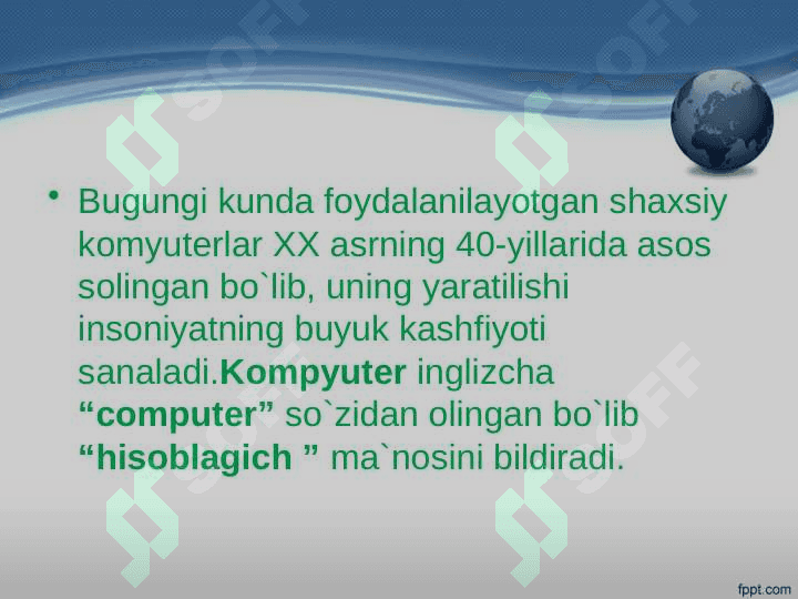 ASOSIY PLATA QURILMASI VAZIFASI VA TURLARI HAQIDA AYTING 2