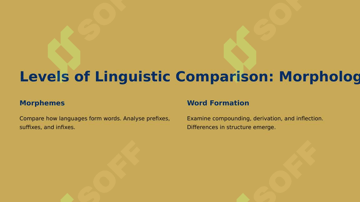 Directions of comparative typology related to language expression and content 2 5