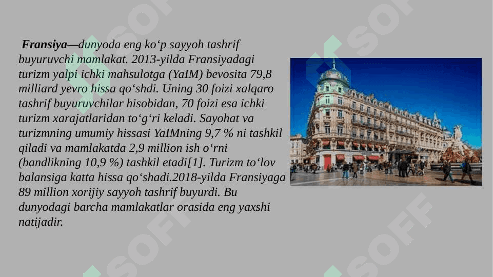 G'arbiy Yevropa davlatlari va turizmi 4