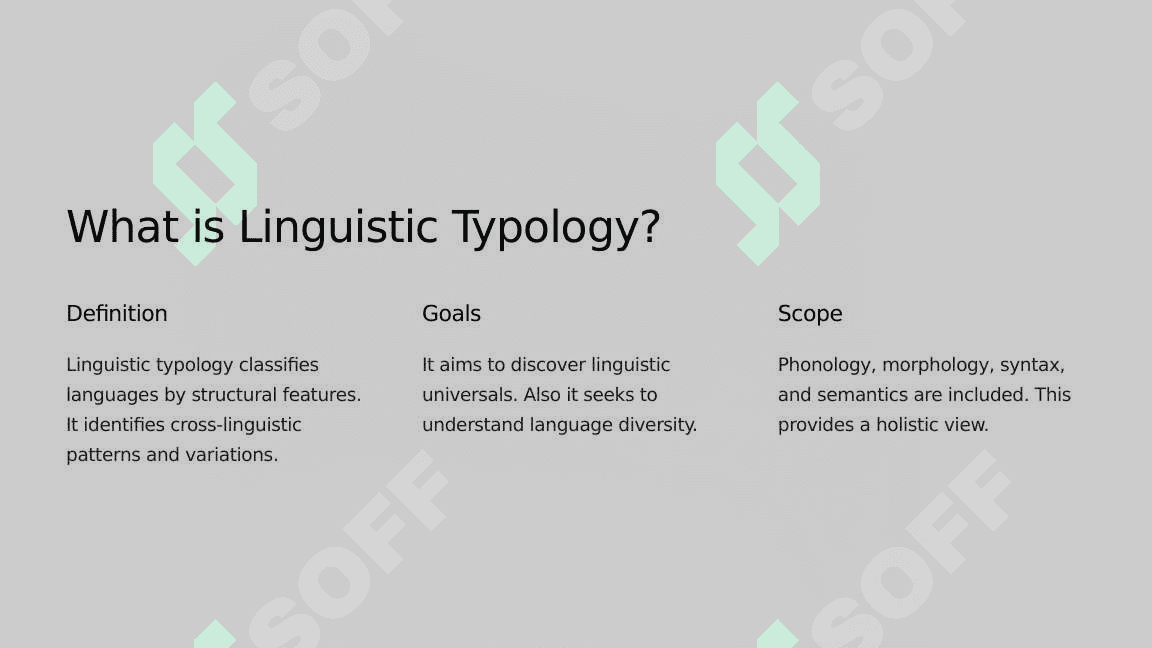 The history of comparative typology 3