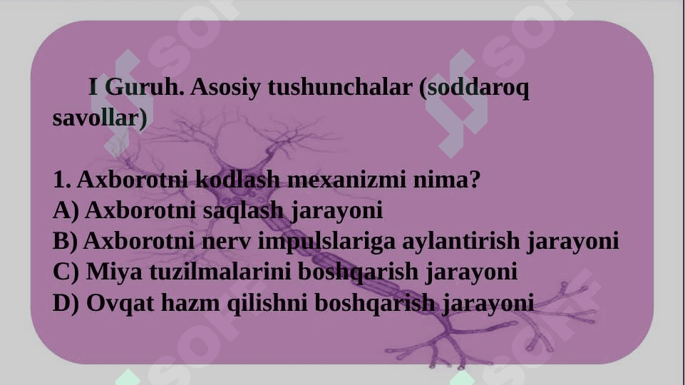 Informatsiyani kodlash mexanizmlari 3