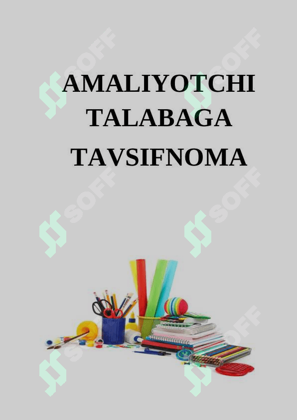 Amaliyot betliklari 3