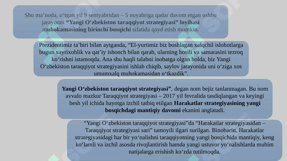 O‘zbekiston respublikasi Prezidenti Sh.M.Mirziyoyevning “Yangi O‘zbekiston taraqqiyot strategiyasi” kitobida rivojlanish modeli va Uchinchi renessans tushunchalari 4