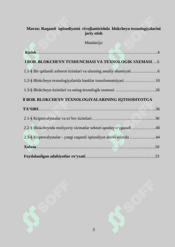 Blokchain kurs ishi 3