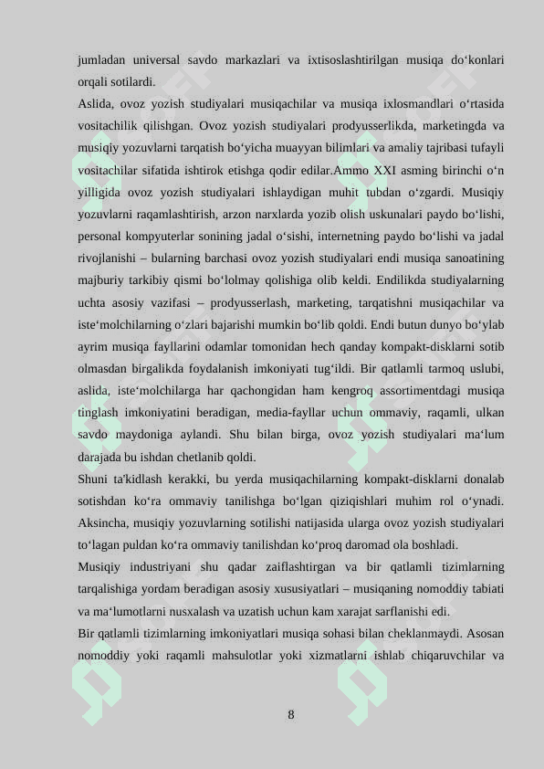 Blokchain kurs ishi 8