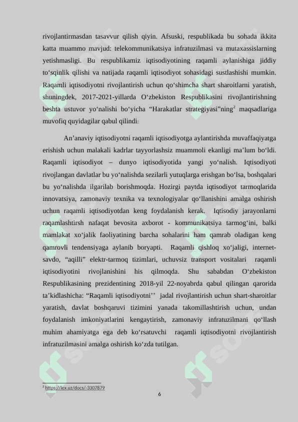 Raqamli iqtisodiyot va iqtisodiy o'sish 6