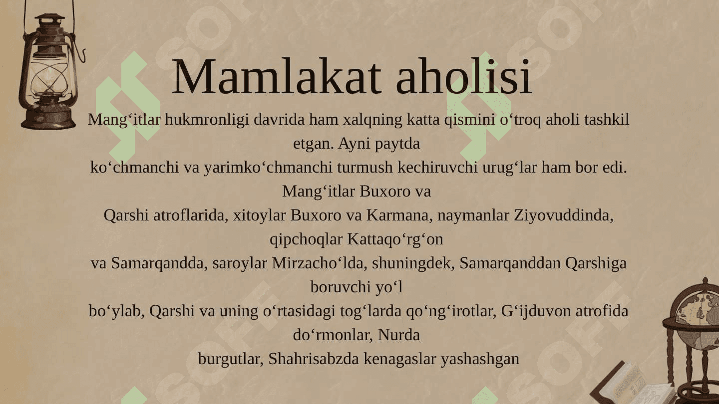 Mang'itlar davrida ijtimoiy iqtisodiy hayot 3