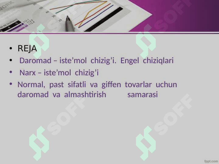 Almashtirish samarasini va daromad samarasini amalda qo’llash 2