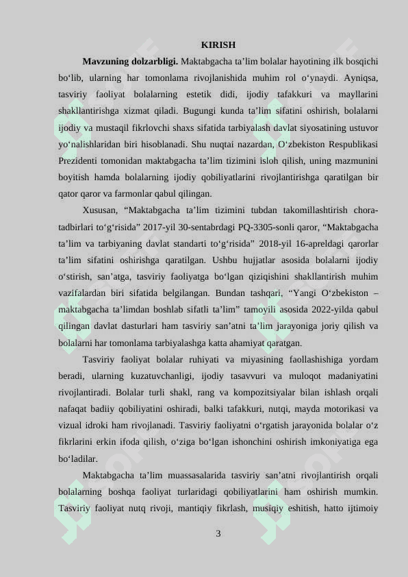 Tasviriy faoliyatning boshqa faoliyatlar bilan o‘zaro bog‘liqligi 2