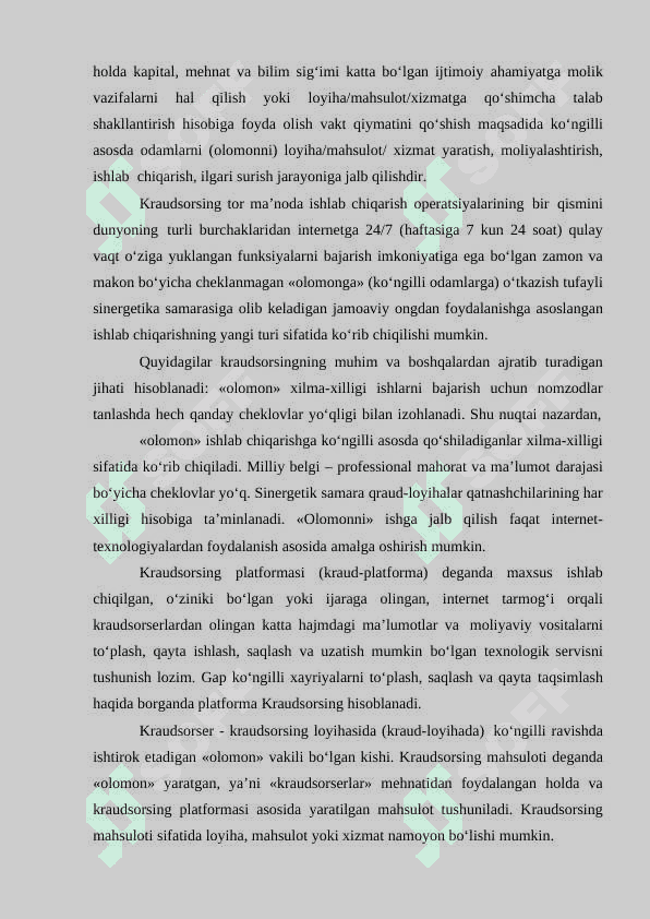Biznesda kraudsorsing va kraudfanding yangi imkoniyatlari 3