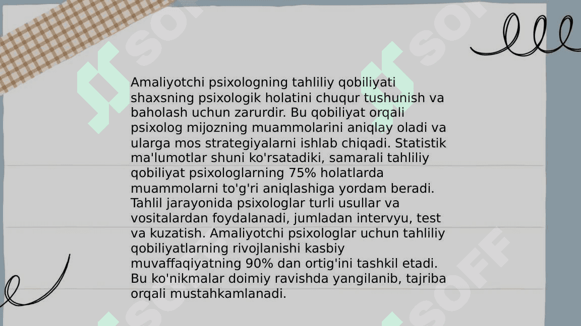Amaliyotchi psixologning maxsus qobiliyatlari 4