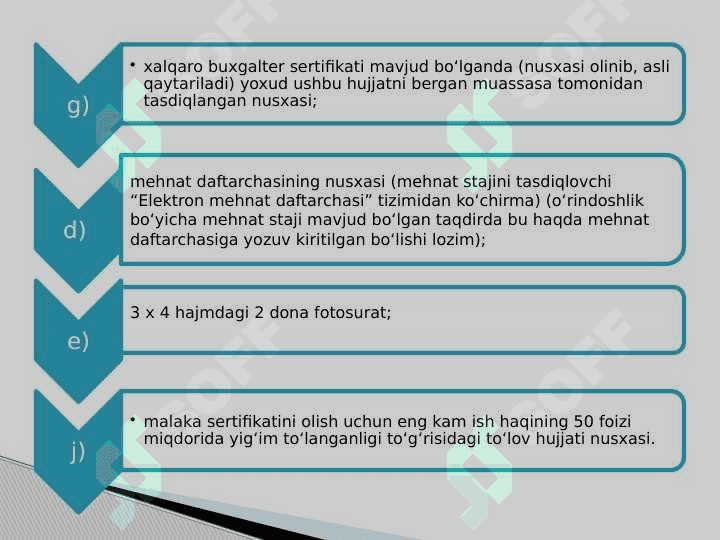 AUDITORLIK KASBIGA MALAKAVIY VA AXLOQIY TALABLAR 8