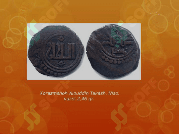 Somoniylar davridan Temuriylar davrigacha bo‘lgan davr tangalari. 8