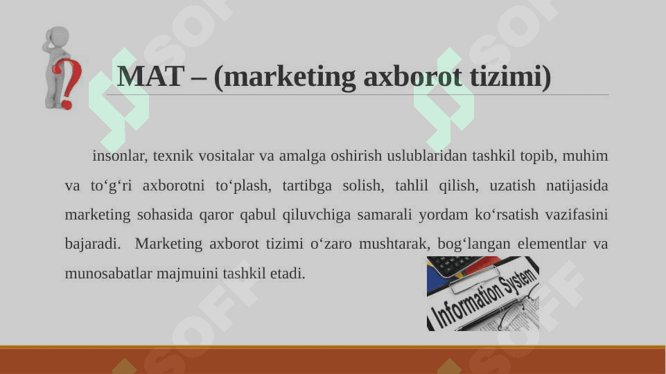 Marketing tadqiqotlarida axborot to’plash usullari 6