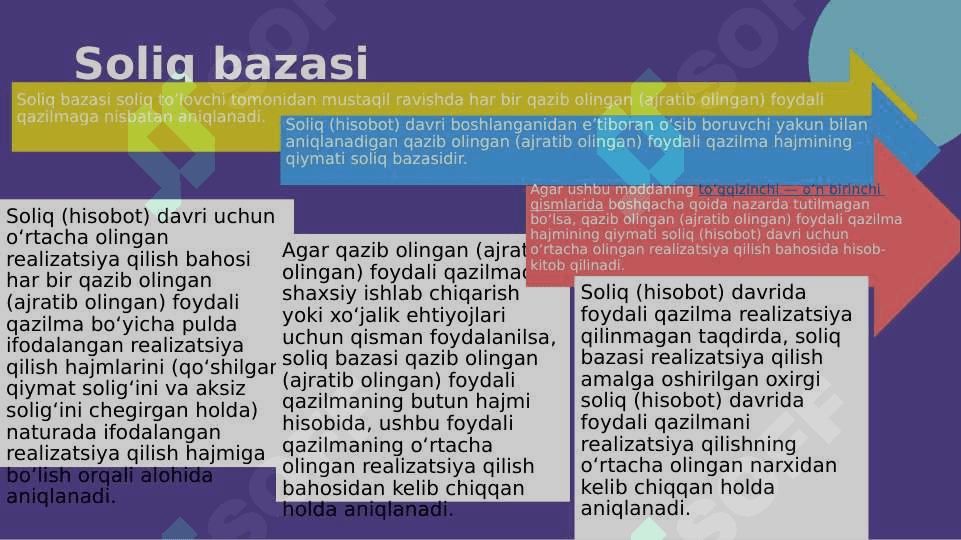 YER QA’RIDAN FOYDALANGANLIK UChUN SOLIQ 7