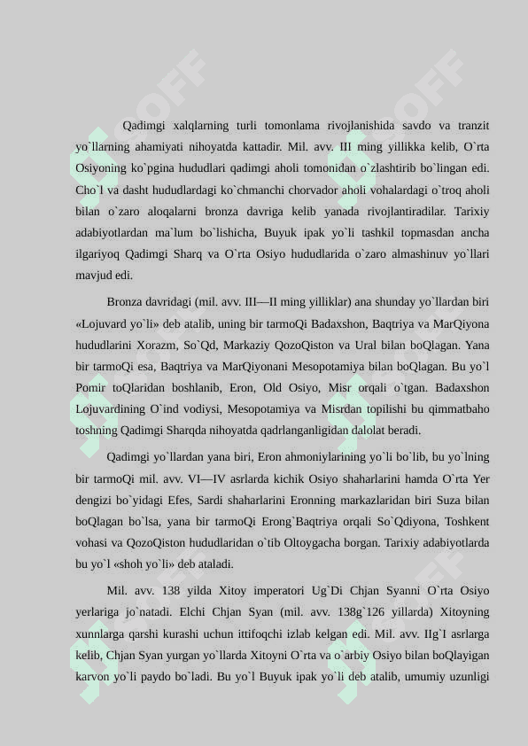 Buyuk  ipak yo’lida olib borilgan ekspeditsiyalar 2