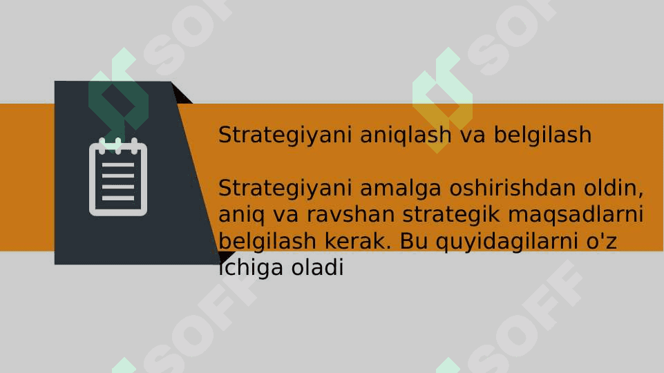 tashkilot larda strategiya ni amalga oshirish 3