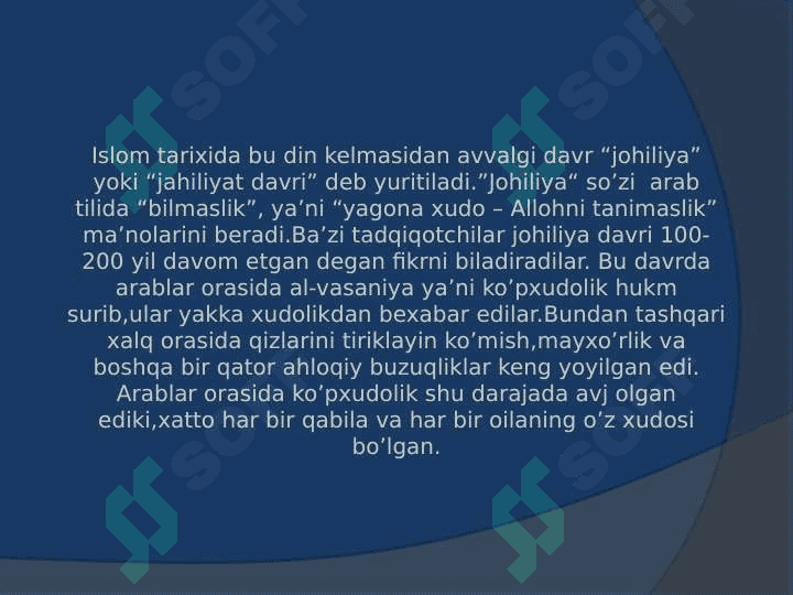 Islom ta'limoti asoslari 5