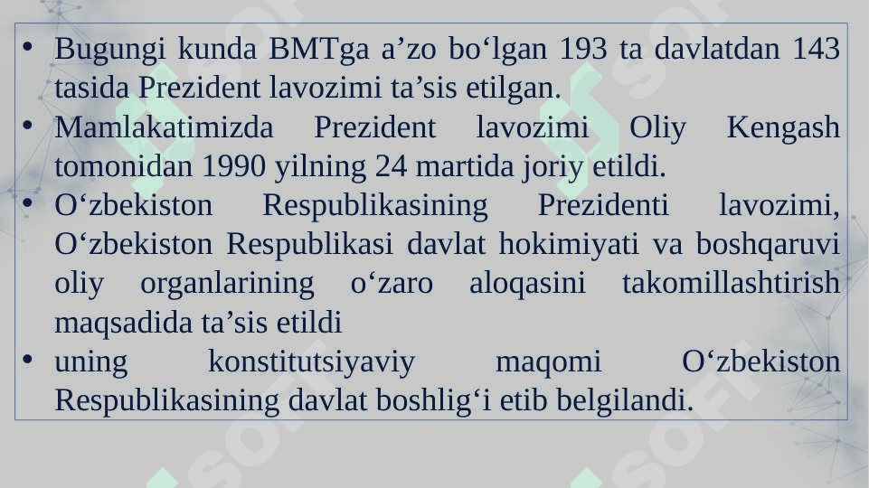 O‘zbekistonda amalga oshirilgan siyosiy islohotlar 3