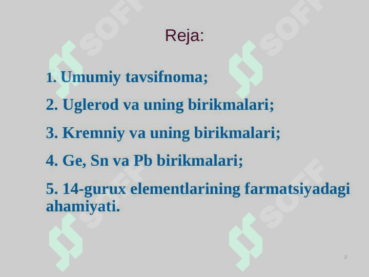 IV guruhning p-elementlari 2