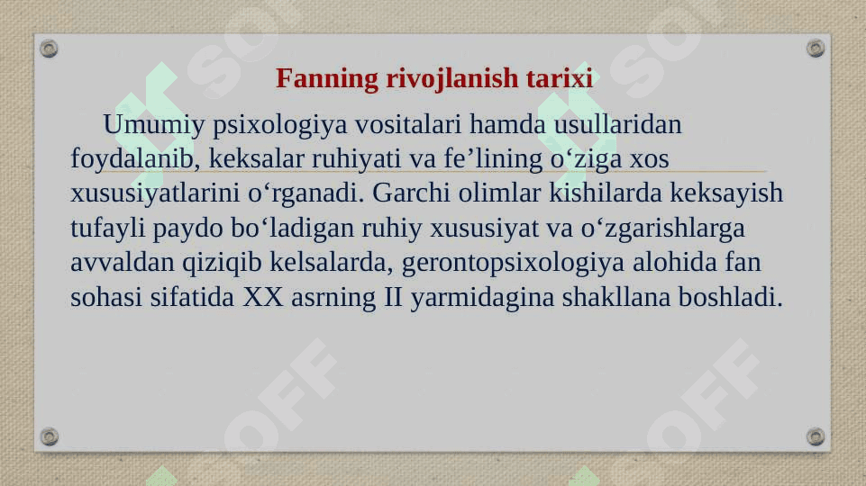 Gerontopsixologiya BO`YICHA MA`LUMOT 4
